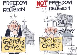 RELIGIOUS CAKE by Pat Bagley