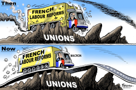 MACRON’S LABOUR REFORMS by Paresh Nath