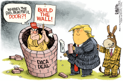 TRUMP WALL by Rick McKee