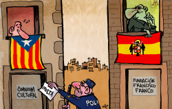 PERSECUCIóN EN CATALUñA by Kap