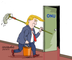 TRUMP Y LA ONU by Arcadio Esquivel