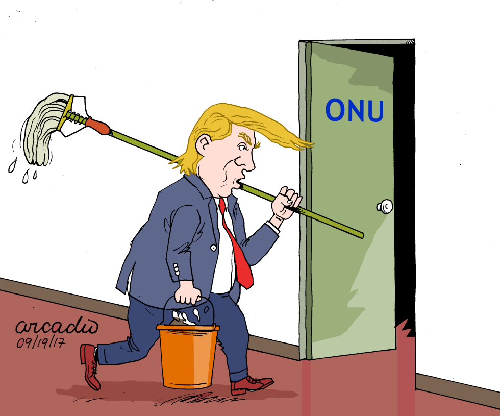  TRUMP Y LA ONU by Arcadio Esquivel