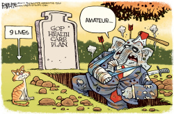 GOP HEALTH CARE PLAN by Rick McKee