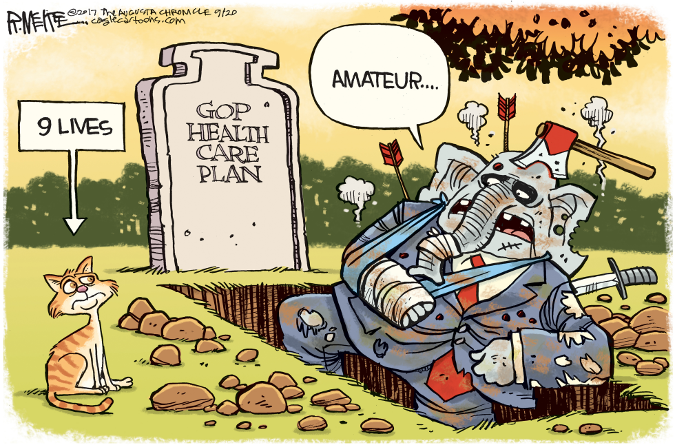  GOP HEALTH CARE PLAN by Rick McKee