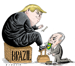 TRUMP AND TEMER by Osmani Simanca