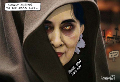 ANAKIN SAN SUU KYI by Stephane Peray