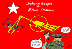 NATIONAL LEAGUE FOR ETHNIC CLEANSING by Stephane Peray