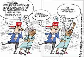 HEALTHCARE HURRICANE by David Fitzsimmons