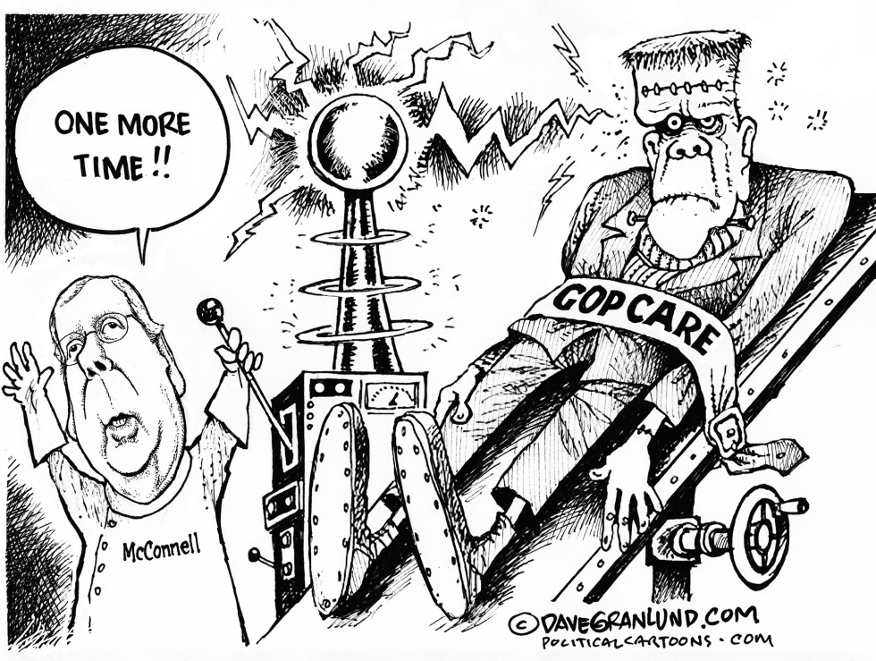  ANOTHER TRY AT GOP CARE by Dave Granlund