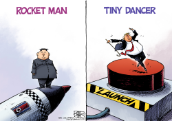 ROCKET MAN by Nate Beeler