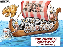 MCCAIN MOTORBOAT by Steve Sack