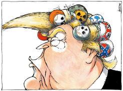 TRUMP'S HAIR STYLING by Michael Kountouris