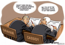 SENATORS GRAHAM AND CASSIDY TAKE THE JIMMY KIMMEL TEST by RJ Matson