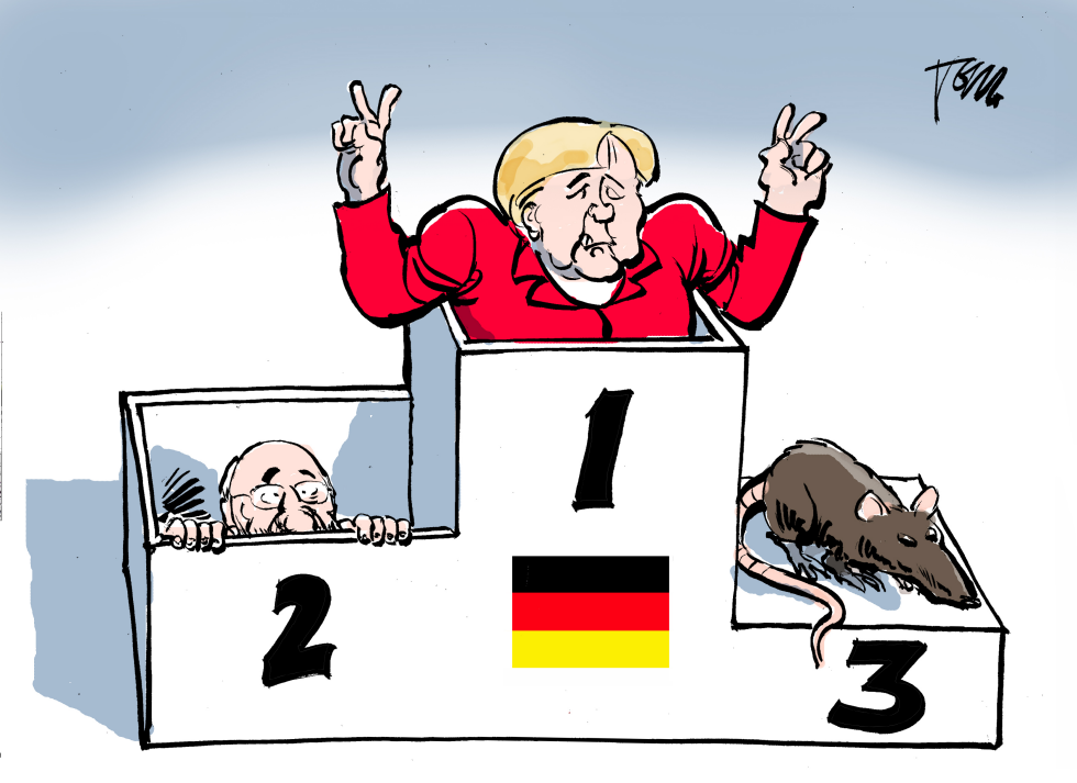  MERKEL 4 by Tom Janssen