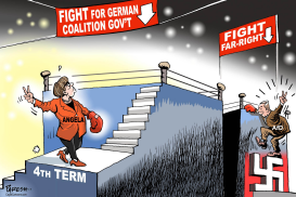 ANGELA MERKEL’S FIGHT by Paresh Nath