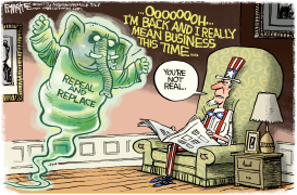 GOP GHOST by Rick McKee