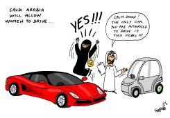 SAUDI WOMEN ALLOWED TO DRIVE by Stephane Peray