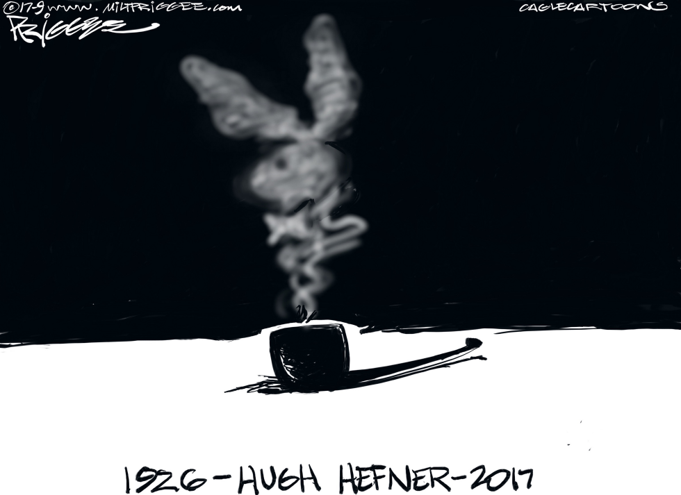  HEFNER -RIP by Milt Priggee