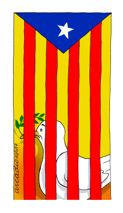 THE PEACE IN CATALUñA/LA PAZ EN CATALUñA by Arcadio Esquivel