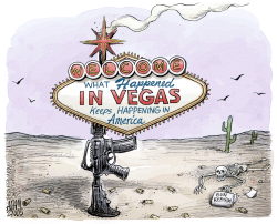 VEGAS SHOOTING by Adam Zyglis