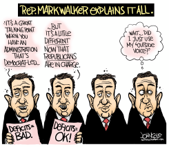 LOCAL NC MARK WALKER AND DEFICITS by John Cole