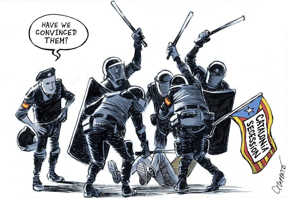  DEADLOCK IN CATALONIA by Patrick Chappatte