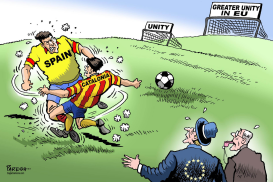 SPAIN VERSUS CATALONIA by Paresh Nath