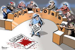 LAS VEGAS & GUN LOBBY by Paresh Nath