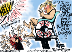 PUERTO RICO VS TRUMP by Milt Priggee