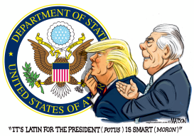 SECRETARY TILLERSON SAYS PRESIDENT TRUMP IS SMART by RJ Matson