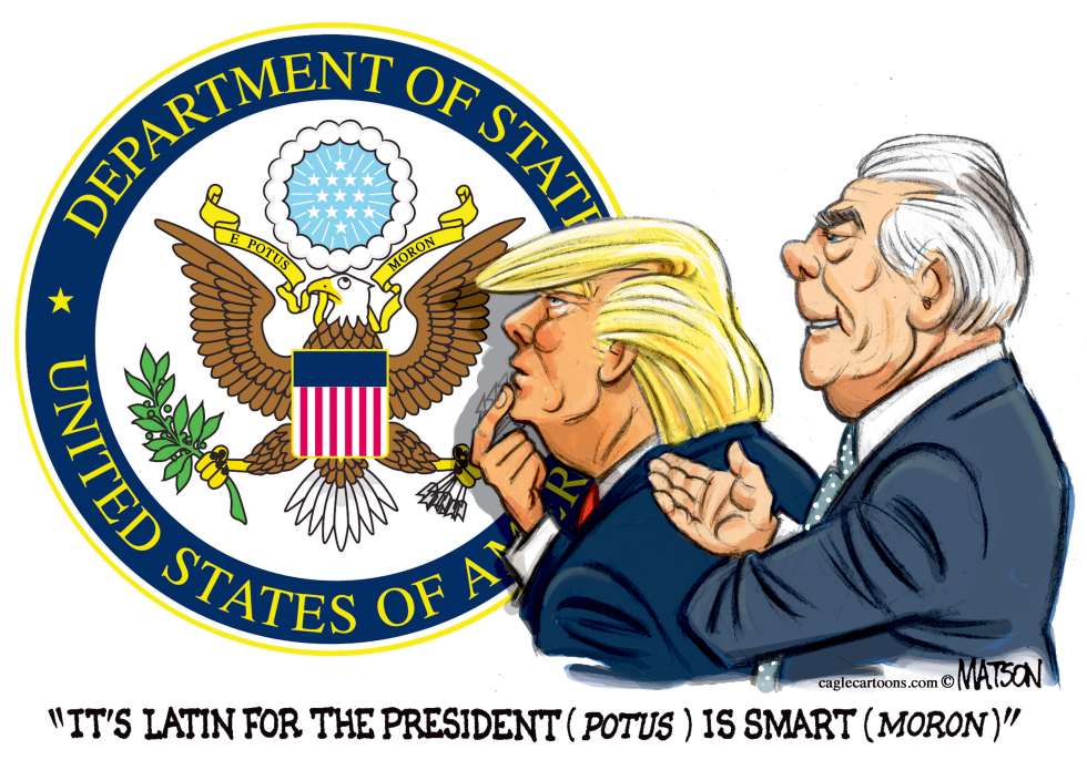  SECRETARY TILLERSON SAYS PRESIDENT TRUMP IS SMART by RJ Matson