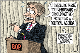 DEM VS GOP POLITICAL AGENDA by Wolverton