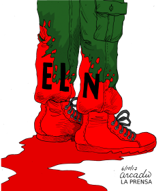 THE COLOMBIAN GUERRILLAS/LAS ELN DE COLOMBIA by Arcadio Esquivel