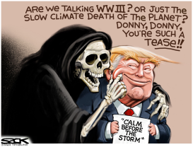 TRUMP THREAT by Steve Sack