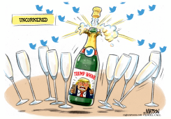 TRUMP WHINE UNCORKERED by RJ Matson