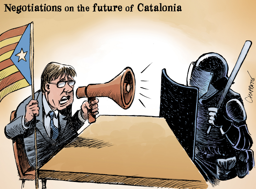  SPAIN AND NOW by Patrick Chappatte