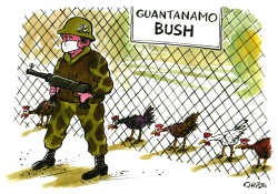 GUANTANAMO BUSH  by Christo Komarnitski