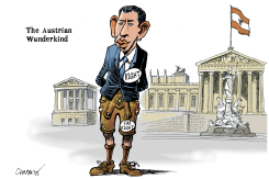 SEBASTIAN KURZ by Patrick Chappatte