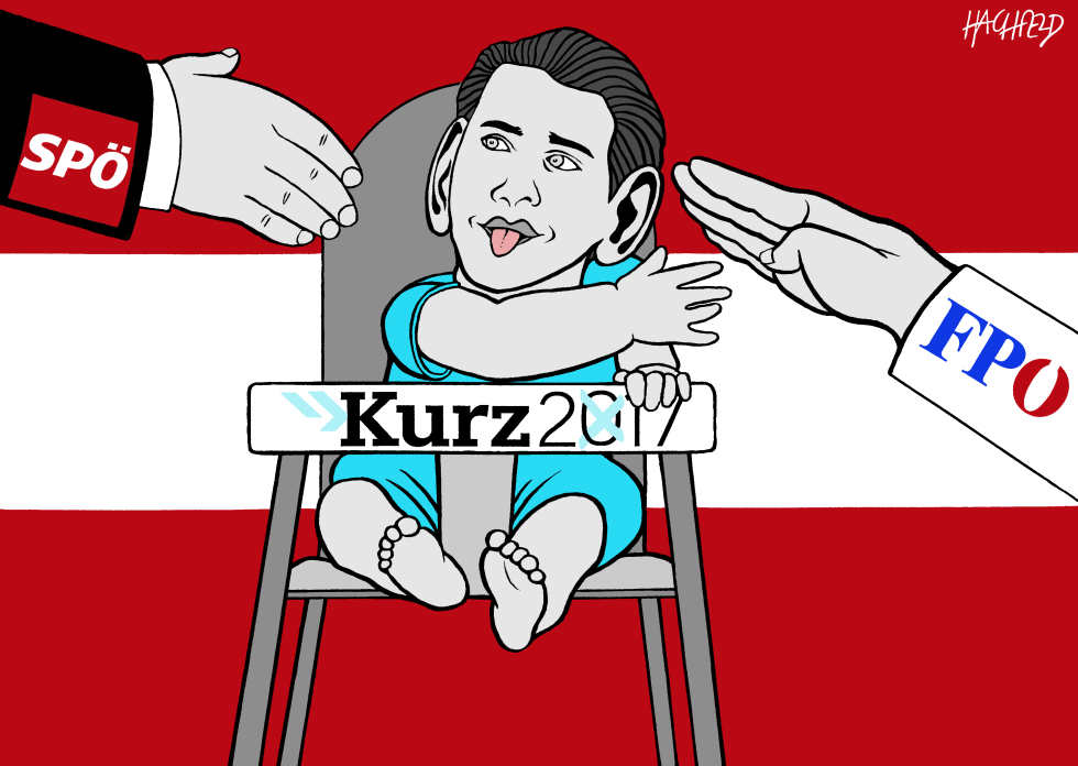  SEBASTIAN KURZ, ELECTION WINNER IN AUSTRIA by Rainer Hachfeld