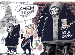 DRUG DEALERS by Pat Bagley