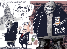 DRUG DEALERS by Pat Bagley