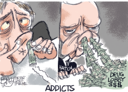 ORRIN DRUGGIE by Pat Bagley