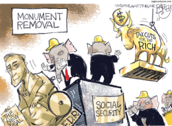 TAX CUT CALF by Pat Bagley