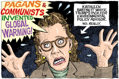 KATHLEEN HARTNETT WHITE ON GLOBAL WARMING by Wolverton