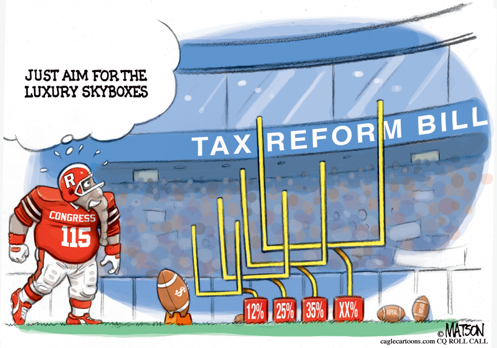  HIGH PRESSURE KICK FOR TAX REFORM by RJ Matson