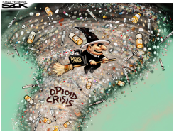 OPIOID TORNADO by Steve Sack