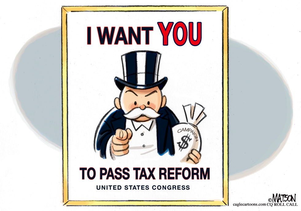  TAX REFORM RECRUITING POSTER by RJ Matson