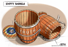 EMPTY BARRELS by RJ Matson