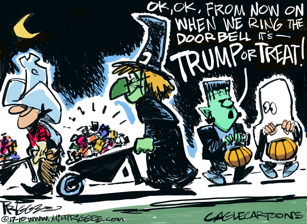  TRUMP OR TREAT by Milt Priggee