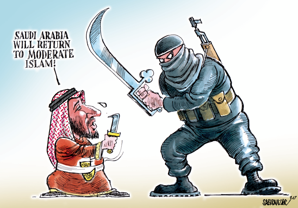  SAUDI ARABIA PROMISE A RETURN TO MODERATE ISLAM by Sabir Nazar